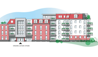 Loitzer Straße 39-42 Ansicht 1 Eingang Westseite